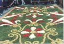 Treinta alfombras vestirán las calles del Casco de Teror por el Corpus