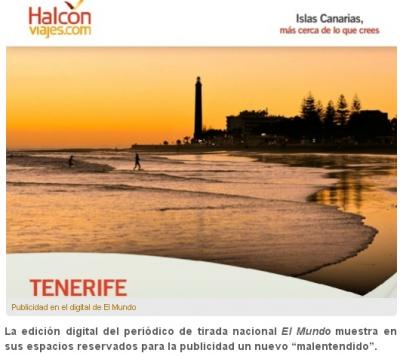 ¿Otro 'error' para viajar a Tenerife?